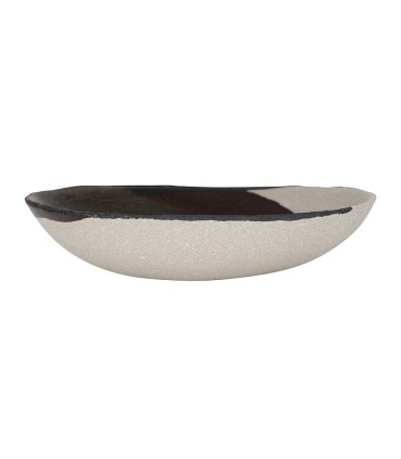 "Wabi" oval bowl Khaki