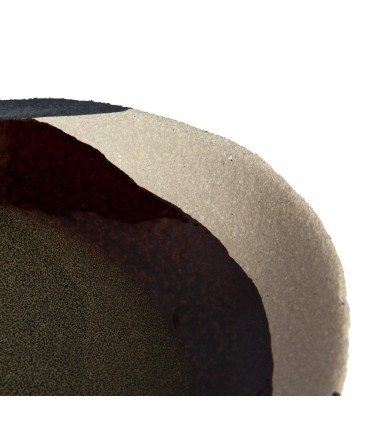 "Wabi" oval bowl Khaki