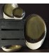 "Wabi" oval bowl Khaki