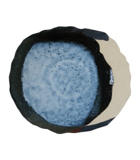 "Wabi" dessert plate - River