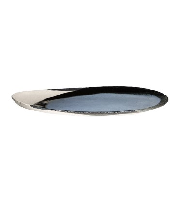 "Wabi" oval dish - River